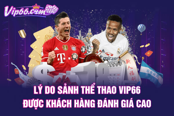 Lý do sảnh thể thao VIP66 được khách hàng đánh giá cao